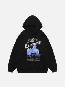 Aelfric Eden Model Letter Print Hoodie sold by Aelfric Eden