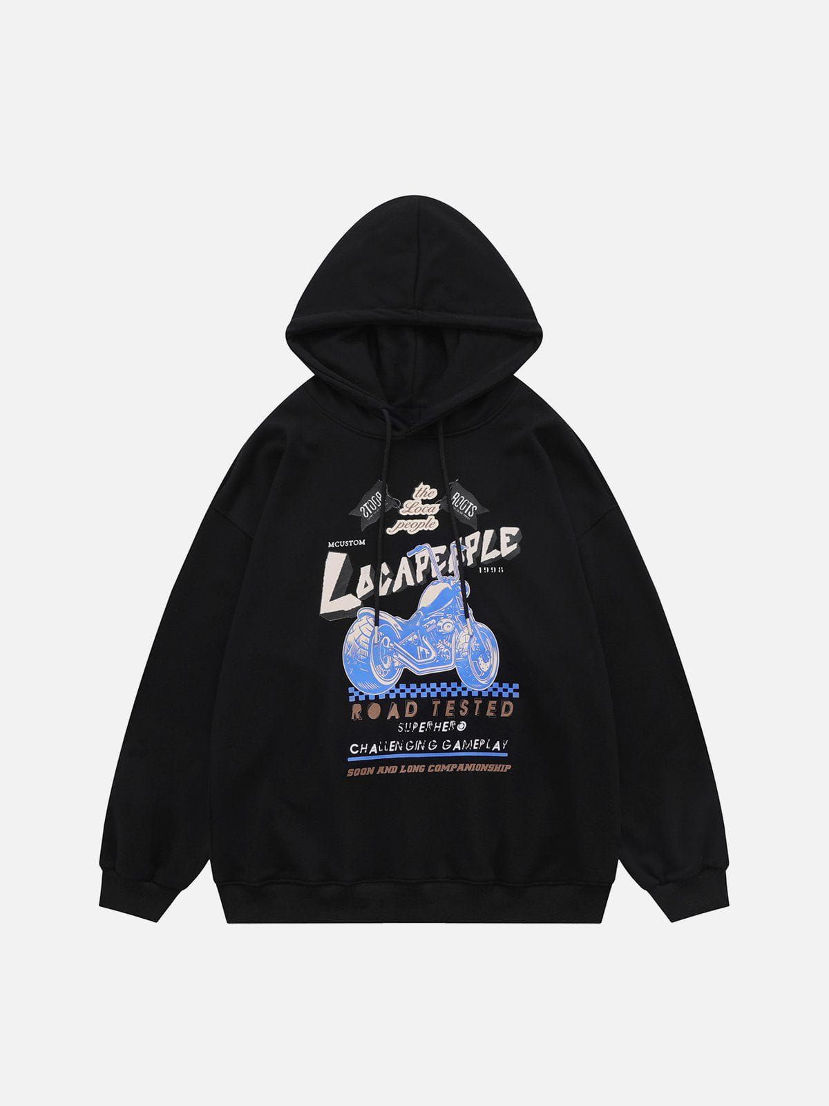 Aelfric Eden Model Letter Print Hoodie sold by Aelfric Eden product image thumbnail 4