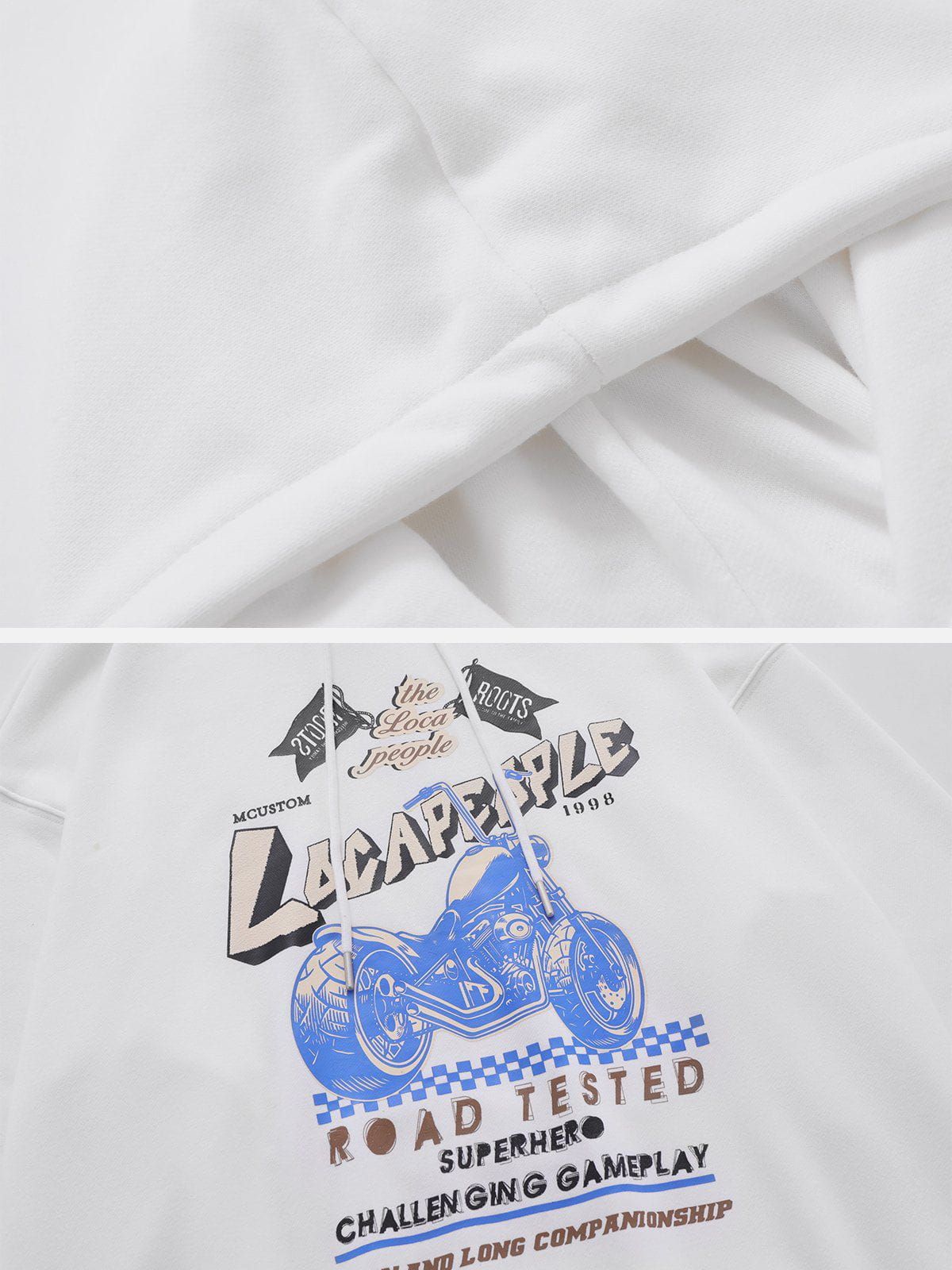 Aelfric Eden Model Letter Print Hoodie sold by Aelfric Eden product image thumbnail 5