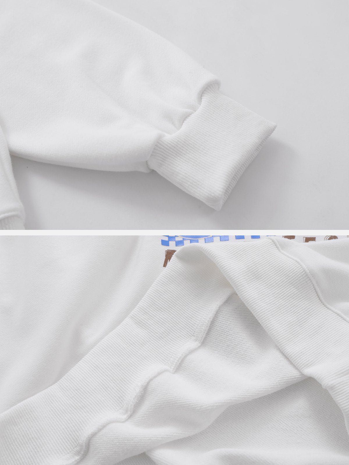 Aelfric Eden Model Letter Print Hoodie sold by Aelfric Eden product image thumbnail 6