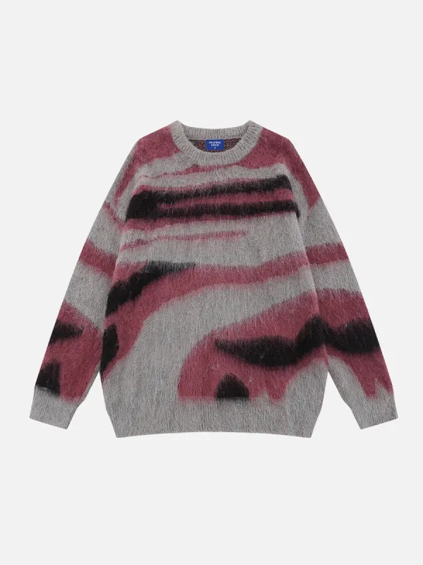 Aelfric Eden Irregular Color Blocking Sweater sold by Aelfric Eden