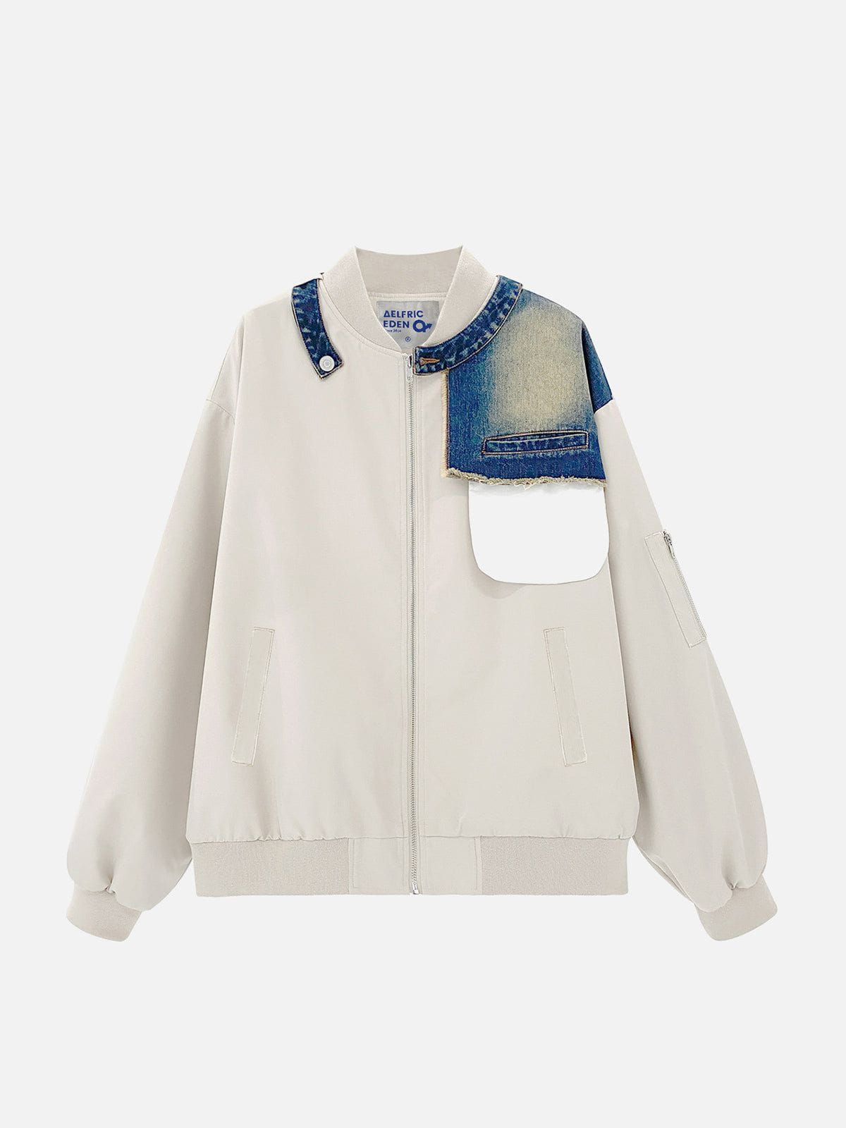 Aelfric Eden Patchwork Denim Pocket Jacket sold by Aelfric Eden