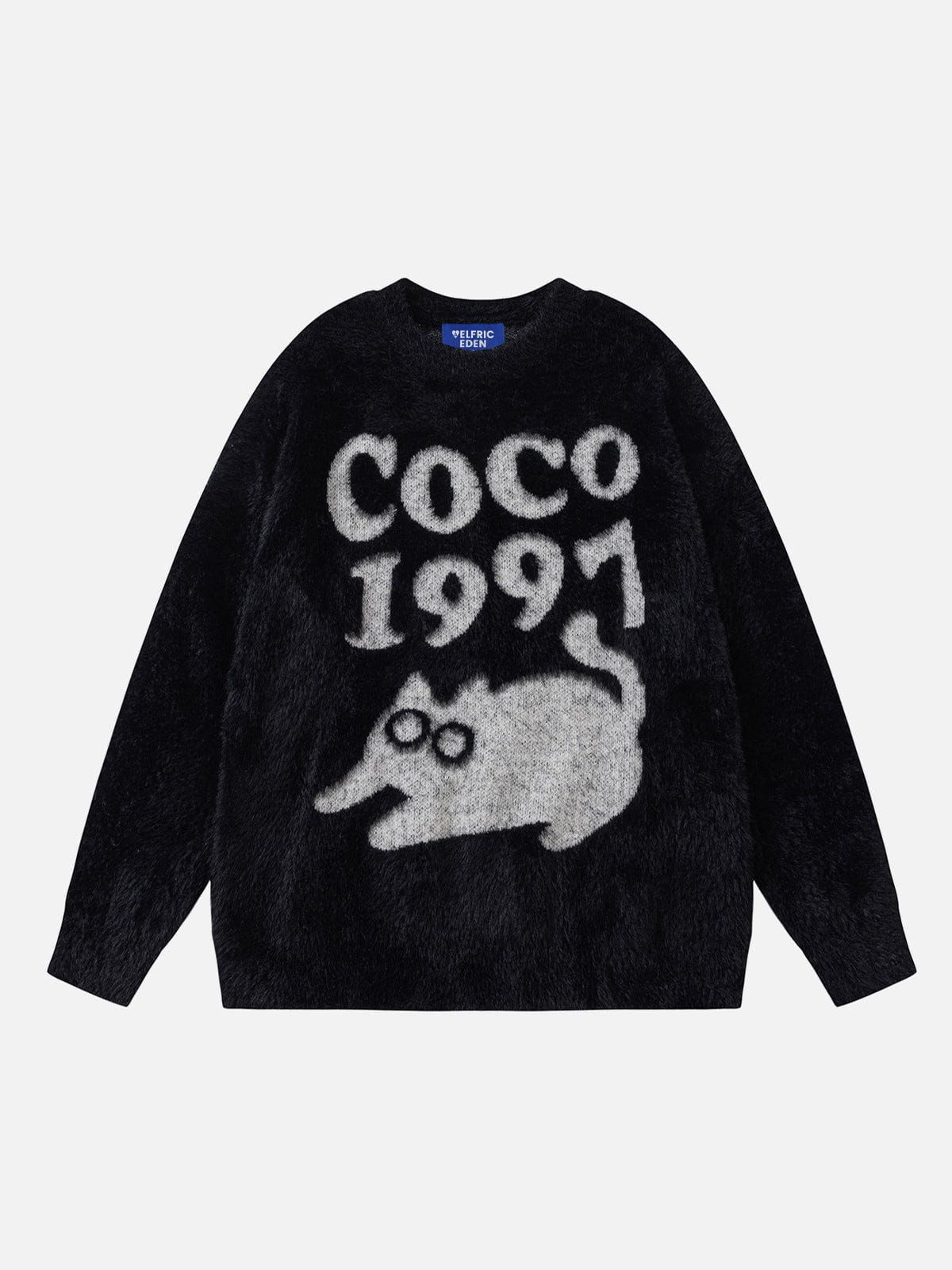 Aelfric Eden Cartoon Cat Jacquard Sweater | Parallel