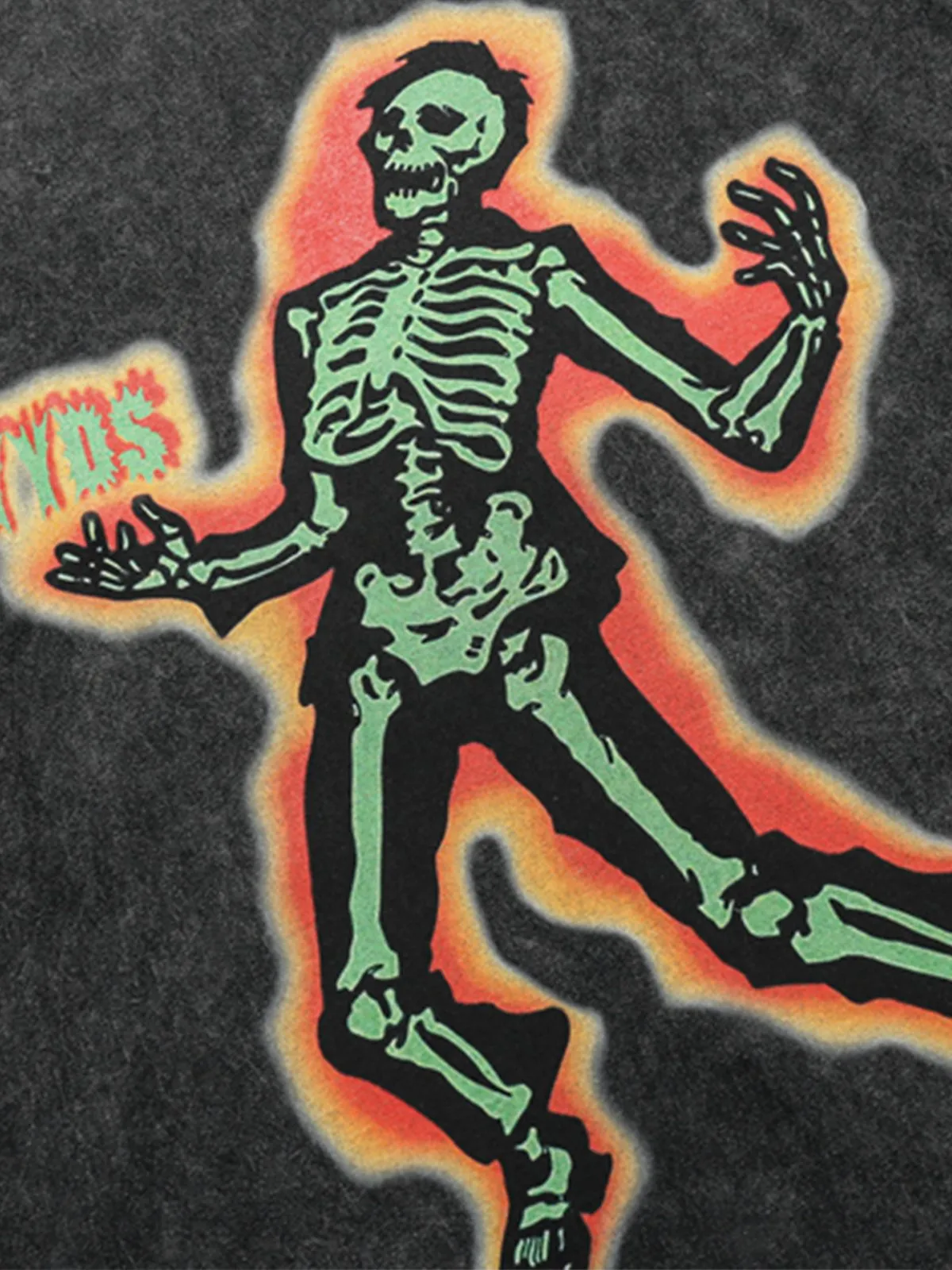 Aelfric Eden Electric Shock Skeleton Print Tee sold by Aelfric Eden product image thumbnail 3