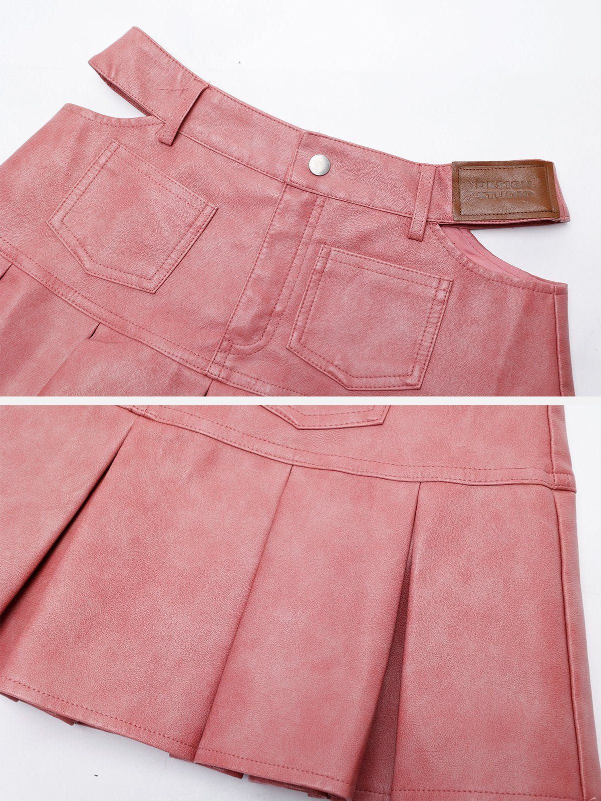 Hollow Solid Leather Skirt sold by Aelfric Eden product image thumbnail 4