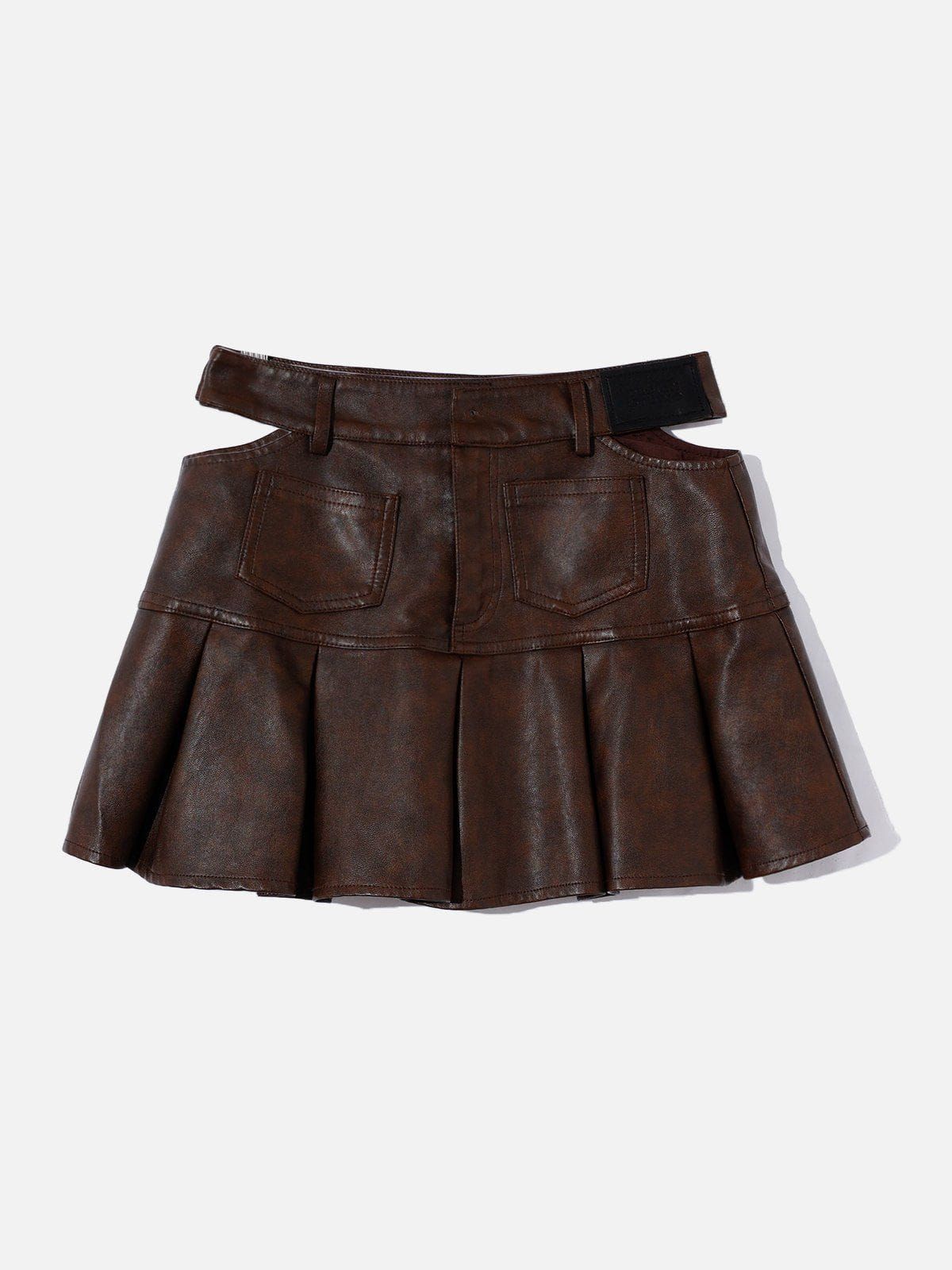 Hollow Solid Leather Skirt sold by Aelfric Eden product image thumbnail 2
