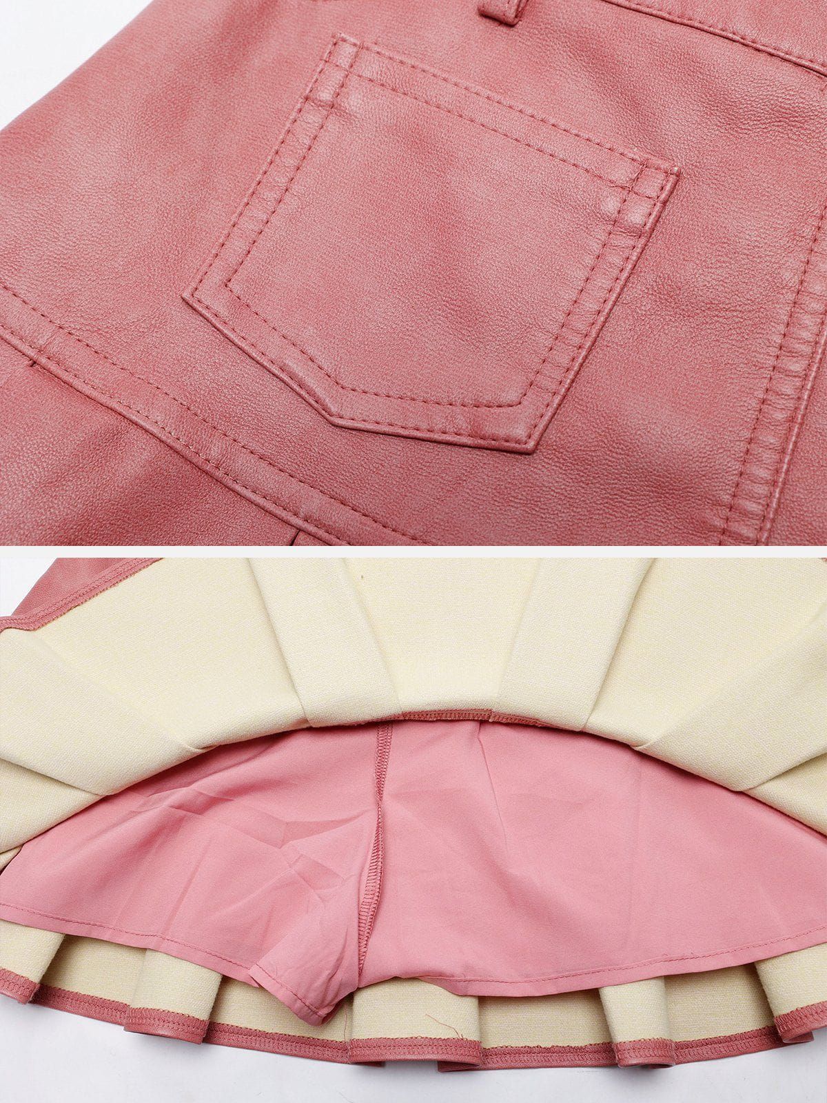 Hollow Solid Leather Skirt sold by Aelfric Eden product image thumbnail 5