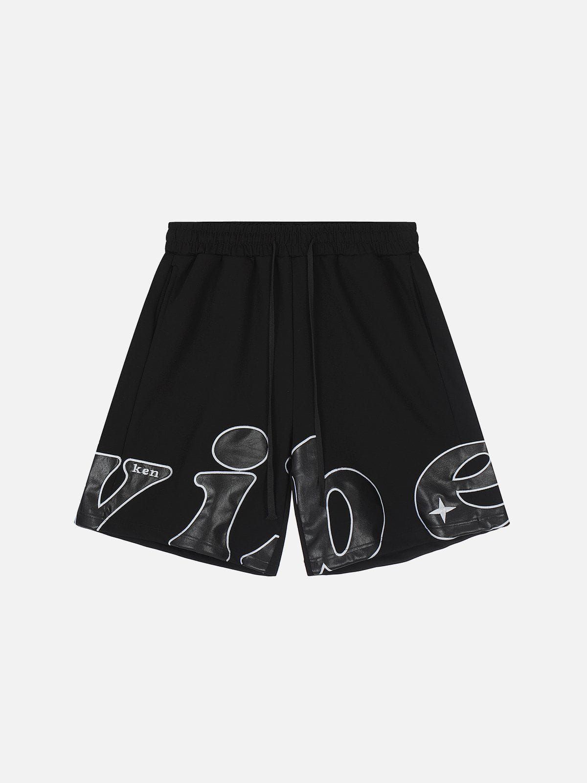Aelfric Eden Solid Letter Print Shorts sold by Aelfric Eden product image thumbnail 2