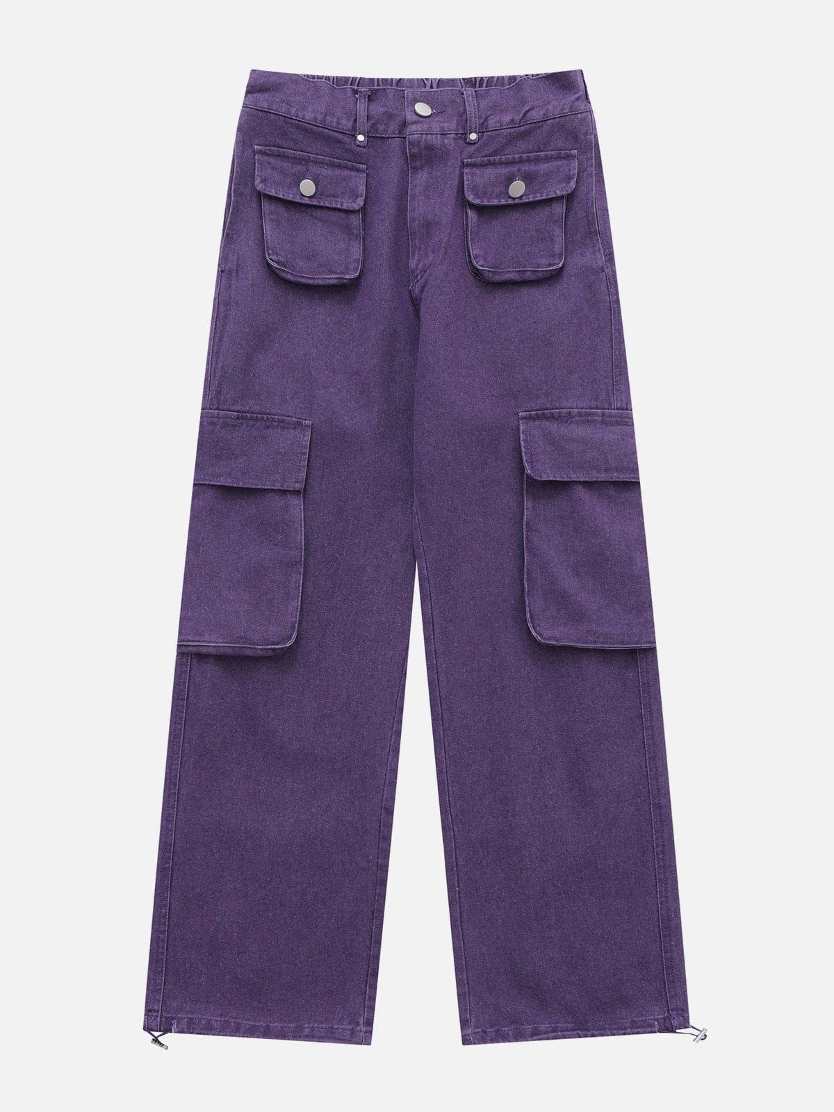 Aelfric Eden Solid Multi-pocket Cargo Pants sold by Aelfric Eden product image thumbnail 5