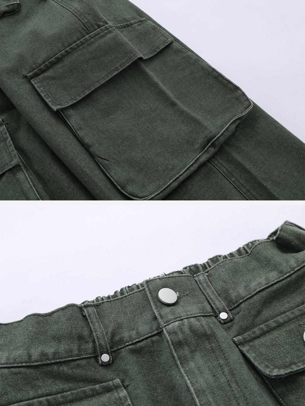 Aelfric Eden Solid Multi-pocket Cargo Pants sold by Aelfric Eden product image thumbnail 7