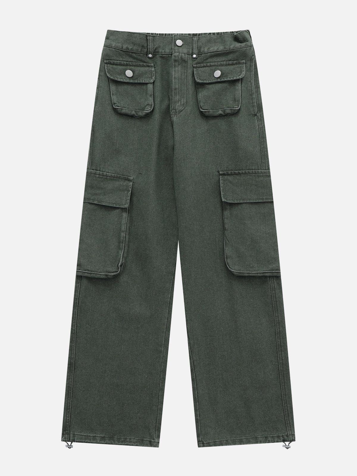 Aelfric Eden Solid Multi-pocket Cargo Pants sold by Aelfric Eden product image thumbnail 3