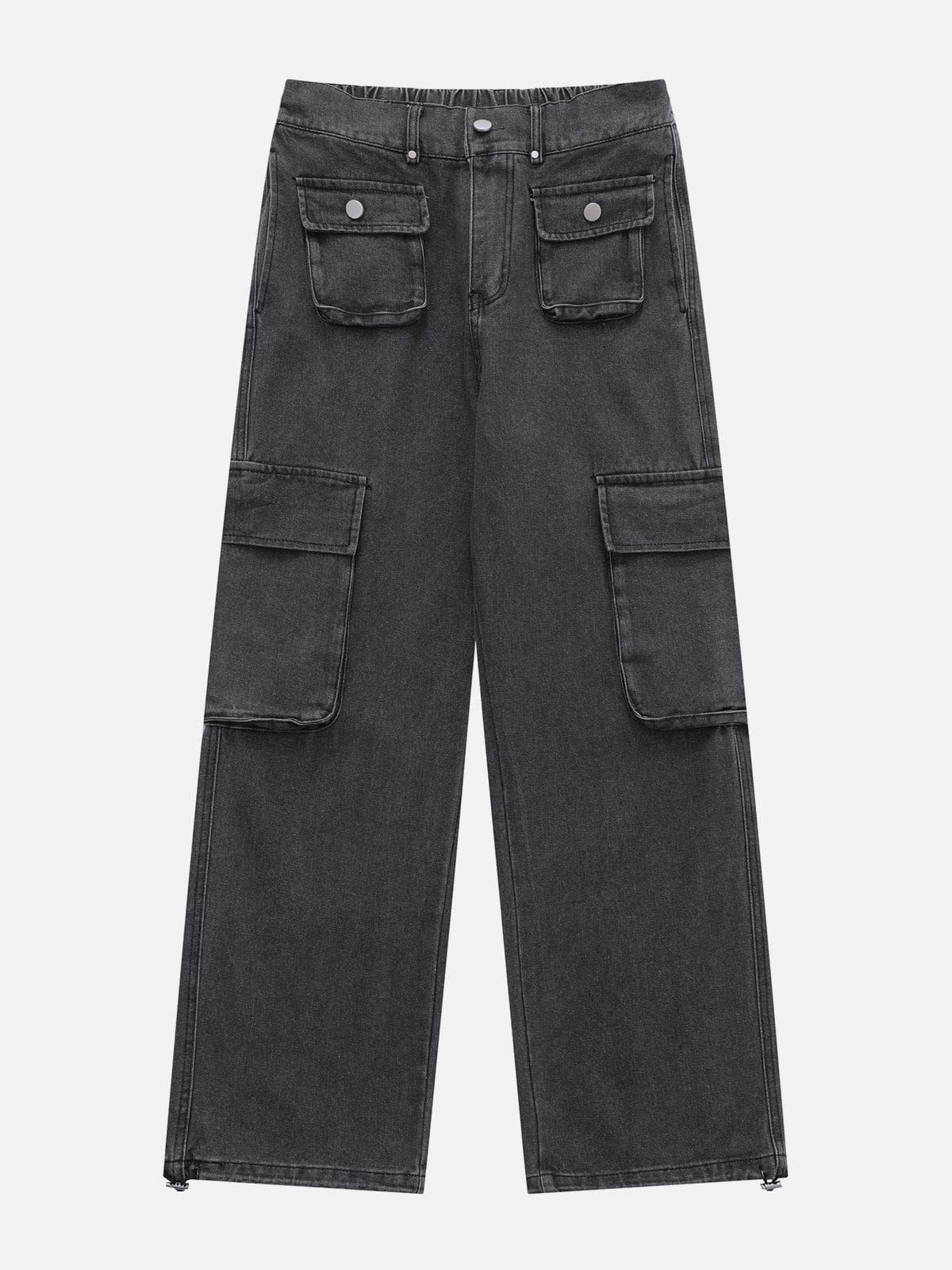 Aelfric Eden Solid Multi-pocket Cargo Pants sold by Aelfric Eden