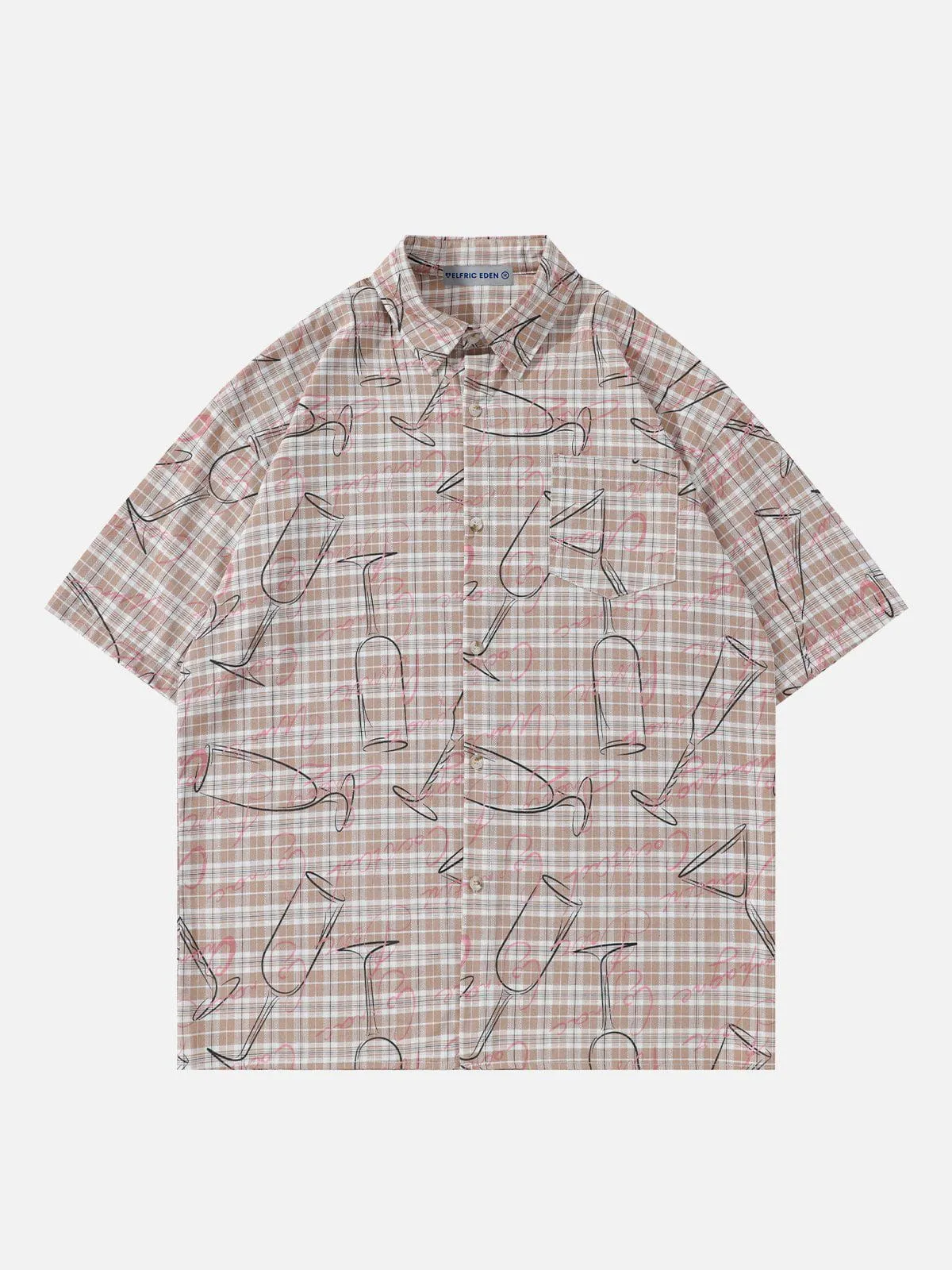 Aelfric Eden Goblet Print Short Sleeve Shirt sold by Aelfric Eden