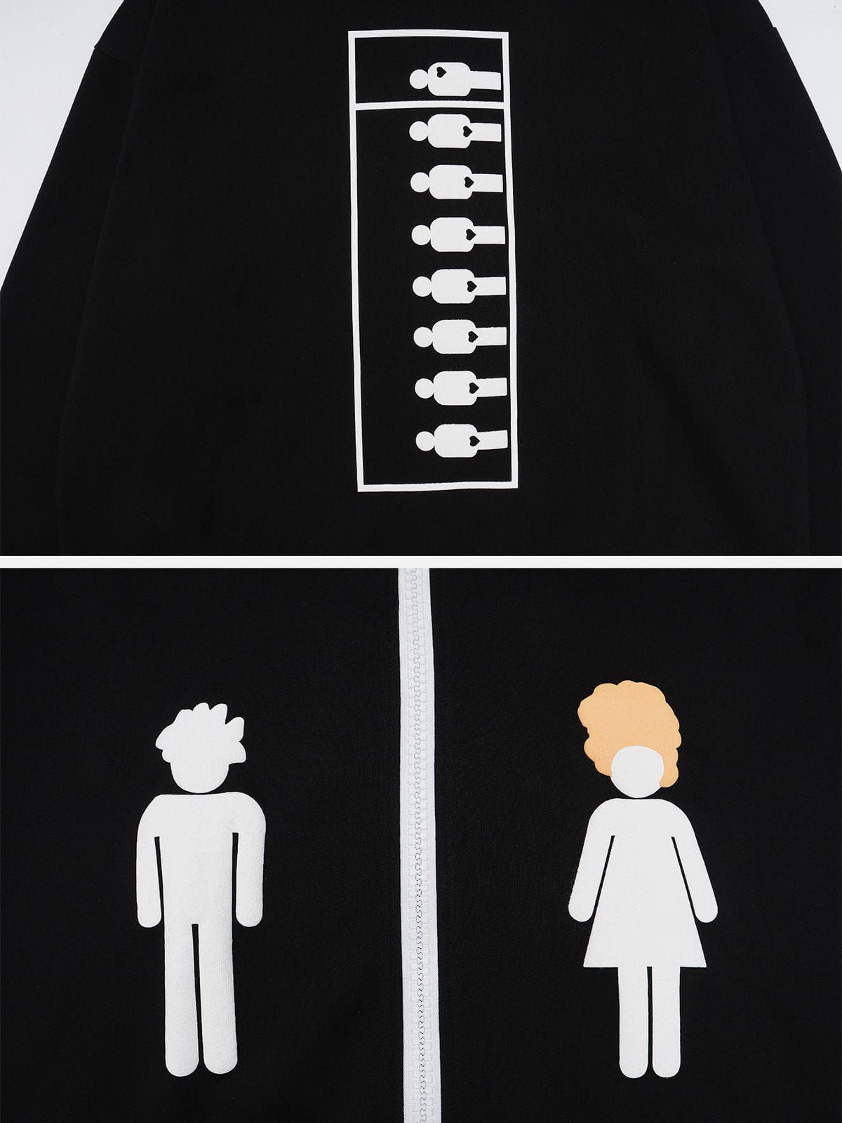 Aelfric Eden Cartoon Figure Print Hoodie sold by Aelfric Eden product image thumbnail 3