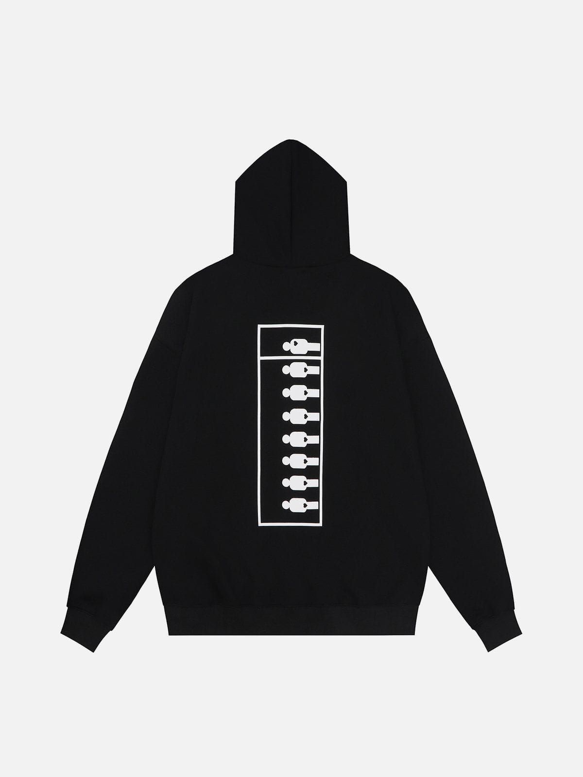 Aelfric Eden Cartoon Figure Print Hoodie sold by Aelfric Eden product image thumbnail 2