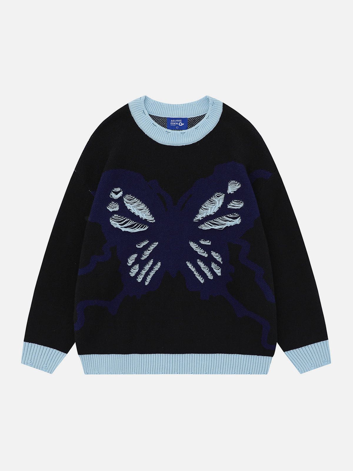 Aelfric Eden Butterfly Distressed Sweater sold by Aelfric Eden product image thumbnail 2