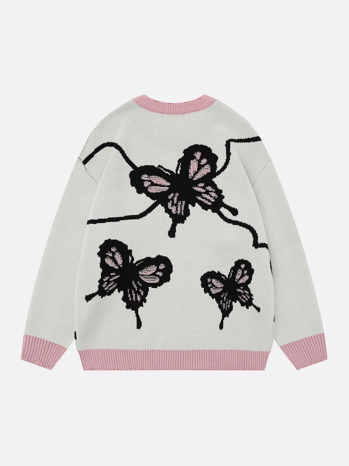 Aelfric Eden Butterfly Distressed Sweater sold by Aelfric Eden product image thumbnail 3