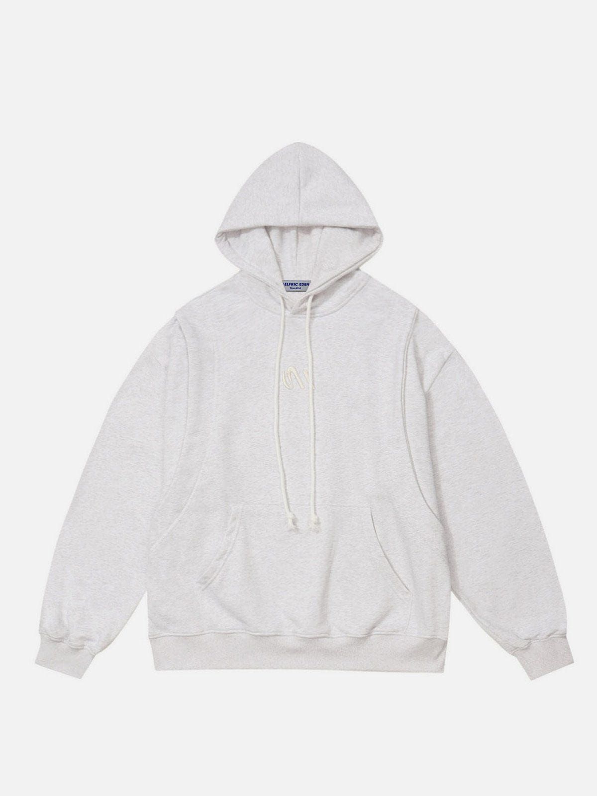 Aelfric Eden Solid Camber Patchwork Hoodie sold by Aelfric Eden product image thumbnail 2