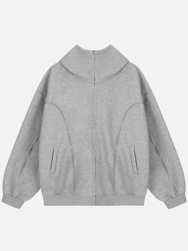 Aelfric Eden Zip Up Decoration Hoodie sold by Aelfric Eden