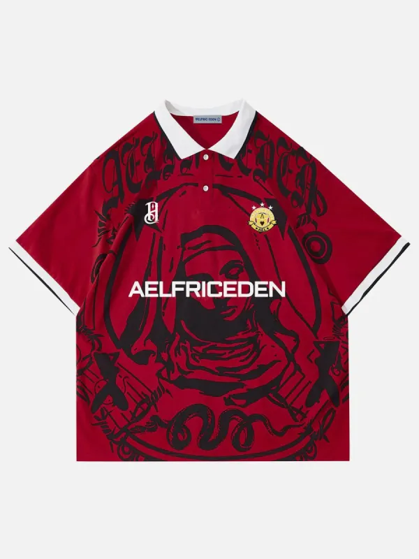 Aelfric Eden Portrait Polo Tee sold by Aelfric Eden