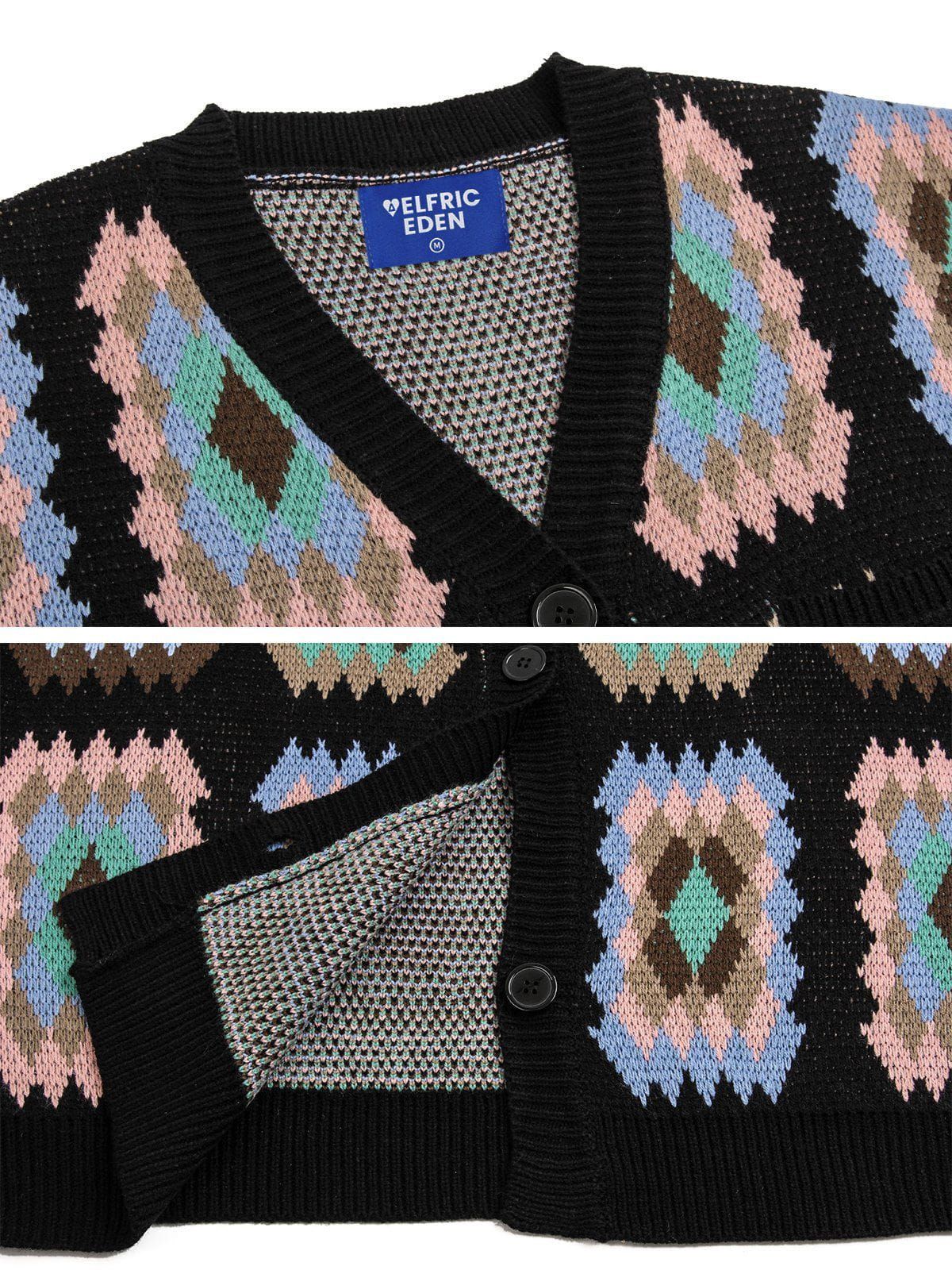 Aelfric Eden Plaid Jacquard Cardigan sold by Aelfric Eden product image thumbnail 4