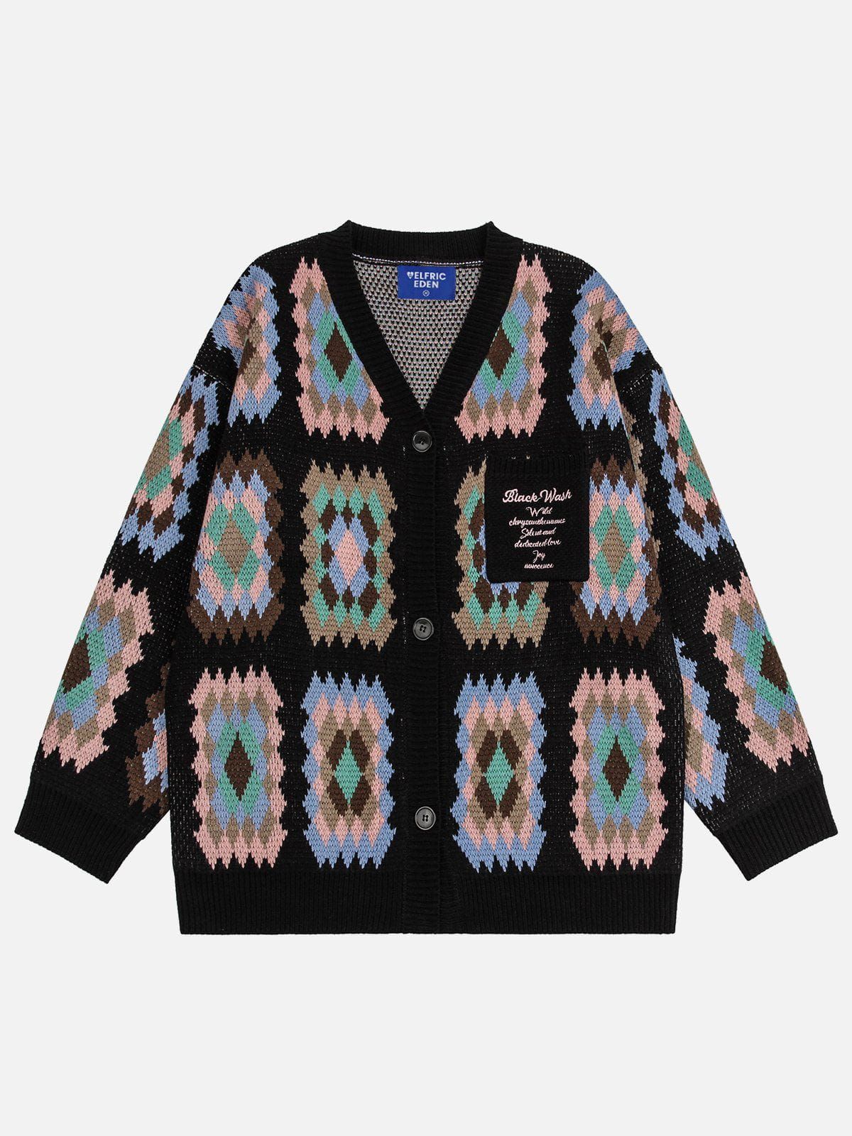 Aelfric Eden Plaid Jacquard Cardigan sold by Aelfric Eden product image thumbnail 2