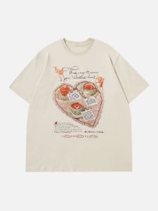 Aelfric Eden Washed Heart Print Tee sold by Aelfric Eden