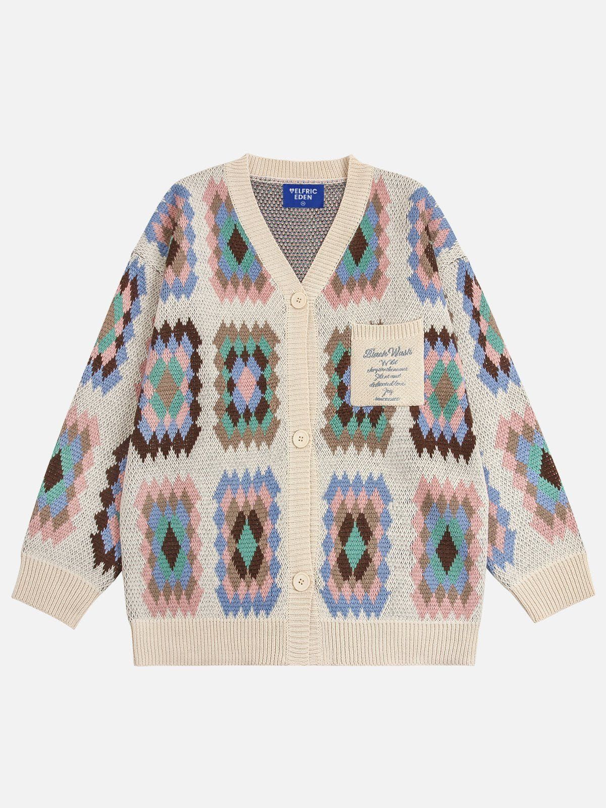 Aelfric Eden Plaid Jacquard Cardigan sold by Aelfric Eden