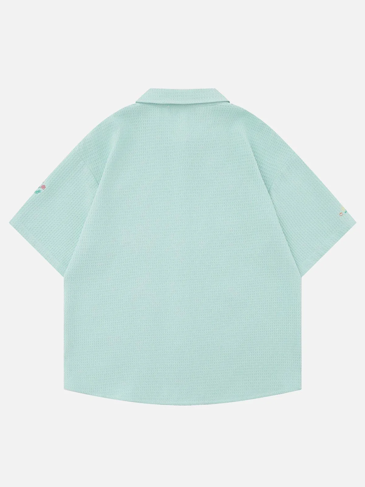 Aelfric Eden Colorful Embroidery Short Sleeve Shirt sold by Aelfric Eden product image thumbnail 4