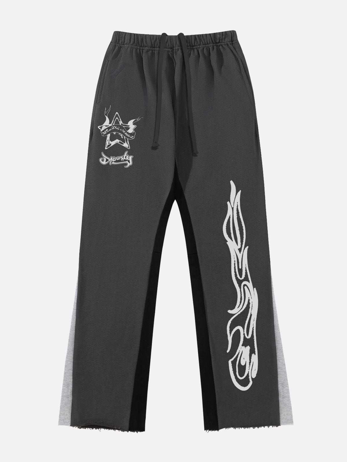 Aelfric Eden Star Print Patchwork Sweatpants sold by Aelfric Eden product image thumbnail 3
