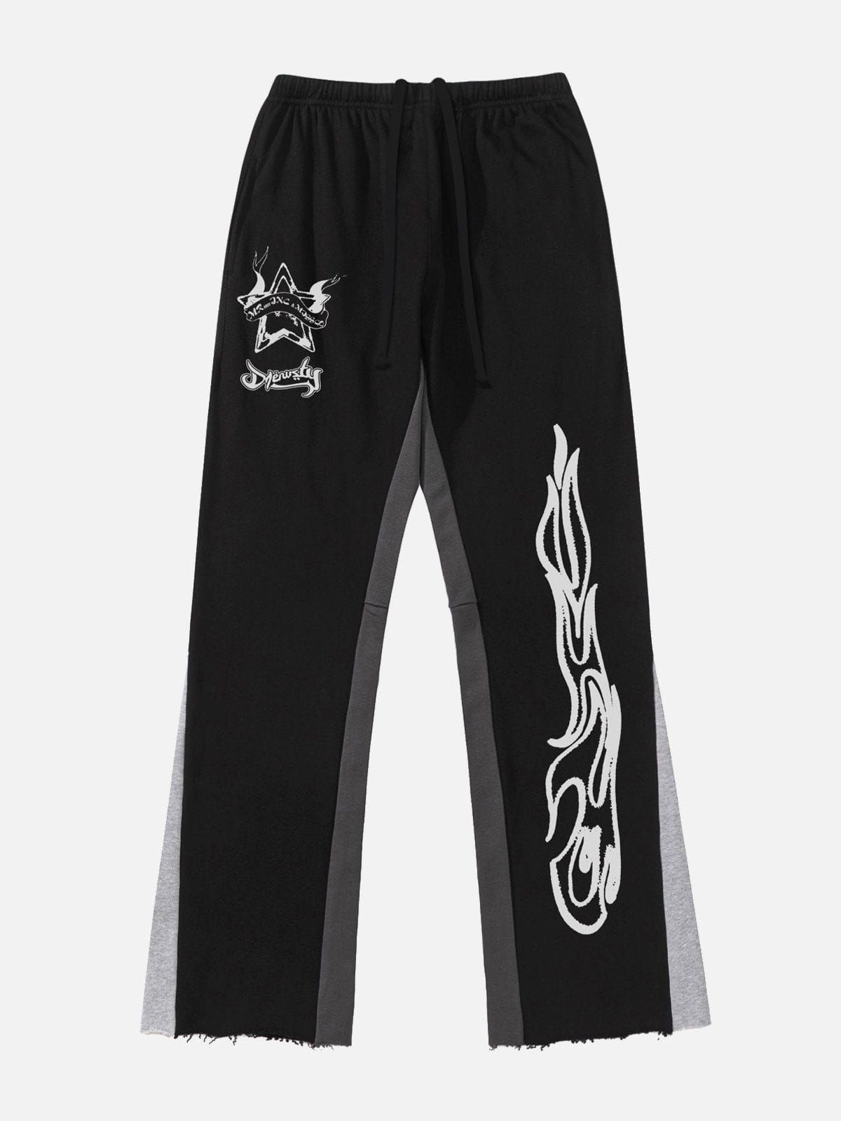Aelfric Eden Star Print Patchwork Sweatpants sold by Aelfric Eden product image thumbnail 2