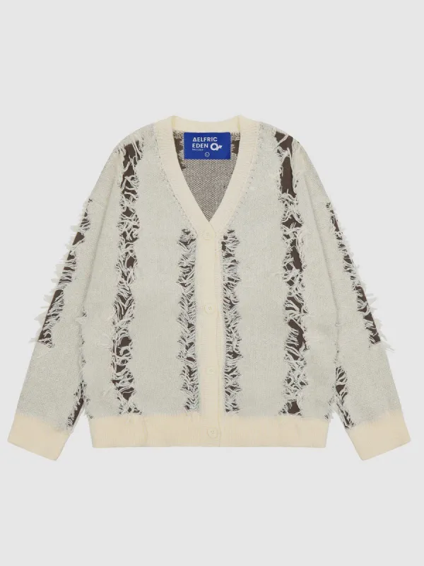 Aelfric Eden Distressed Fringe Cardigan sold by Aelfric Eden