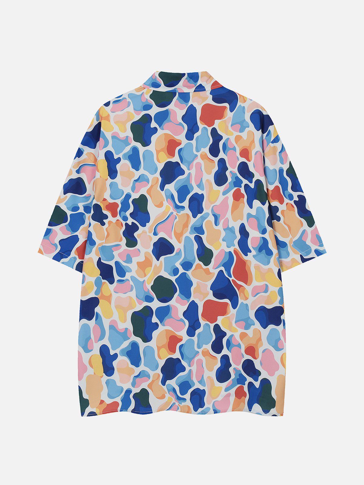 All-over Irregular Color Block Short Sleeve Shirts sold by Aelfric Eden product image thumbnail 3