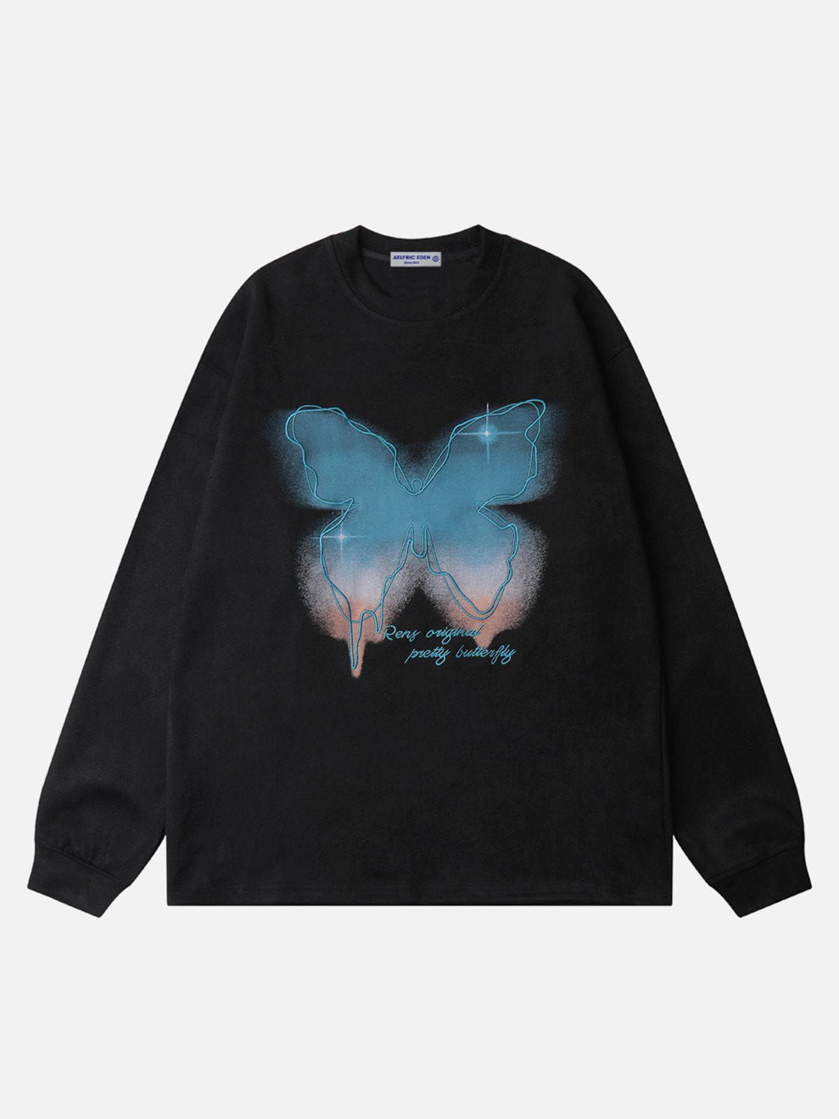 Aelfric Eden Embroidery Butterfly Sweatshirt sold by Aelfric Eden