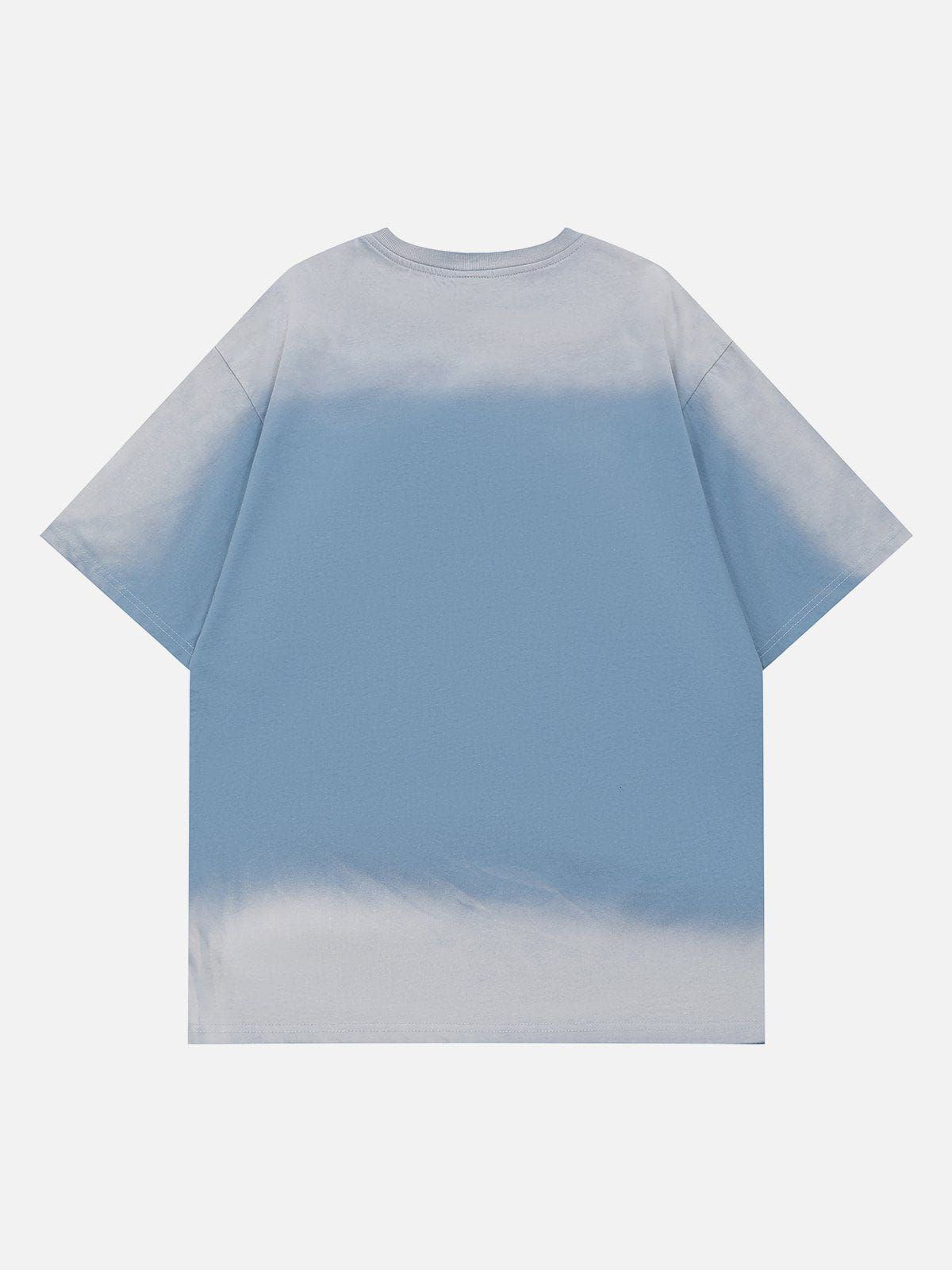 Aelfric Eden Washed Gradient Letter Embroidery Tee sold by Aelfric Eden product image thumbnail 2