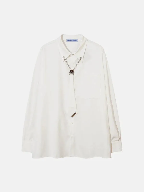 Aelfric Eden Basic Chain Tie Long Sleeve Shirt sold by Aelfric Eden