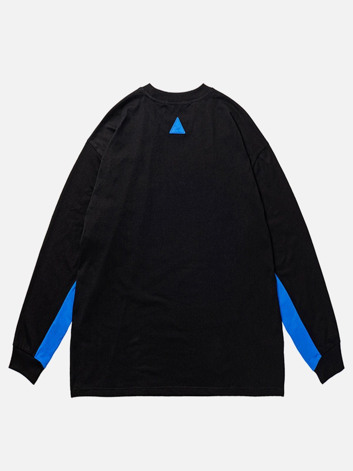 Aelfric Eden Multi Color Patchwork Sweatshirt sold by Aelfric Eden product image thumbnail 3