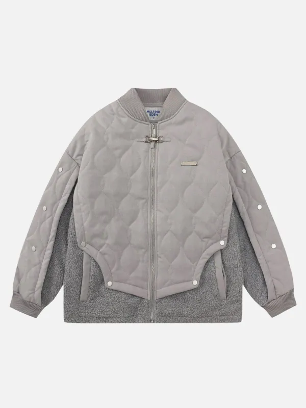 Aelfric Eden Irregular Patchwork Sherpa Jacket sold by Aelfric Eden
