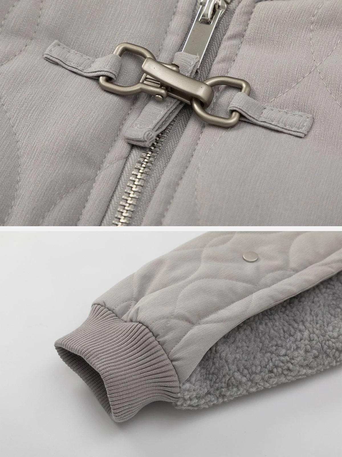 Aelfric Eden Irregular Patchwork Sherpa Jacket sold by Aelfric Eden product image thumbnail 4