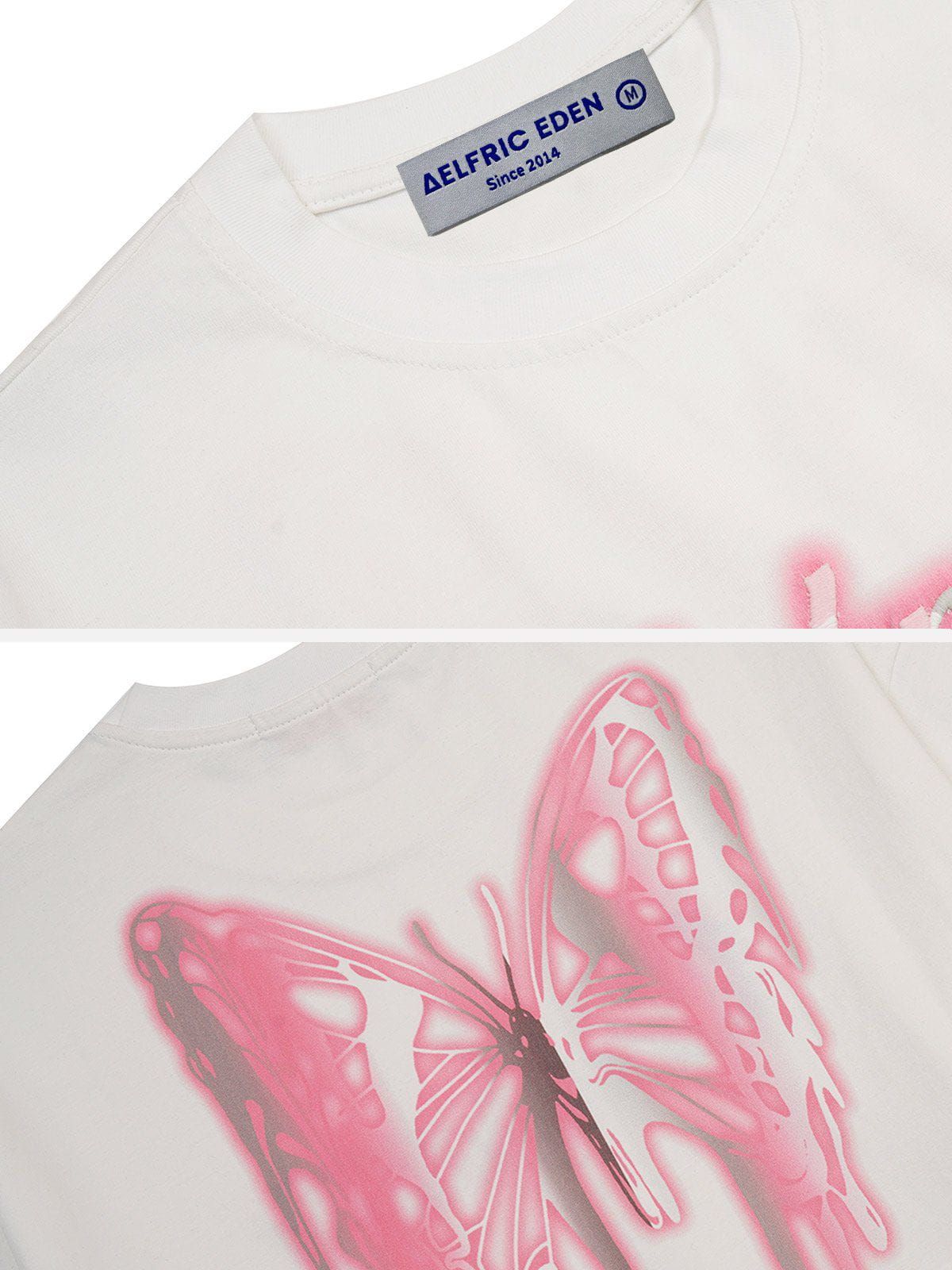 Aelfric Eden Metal Butterfly Print Tee sold by Aelfric Eden product image thumbnail 4