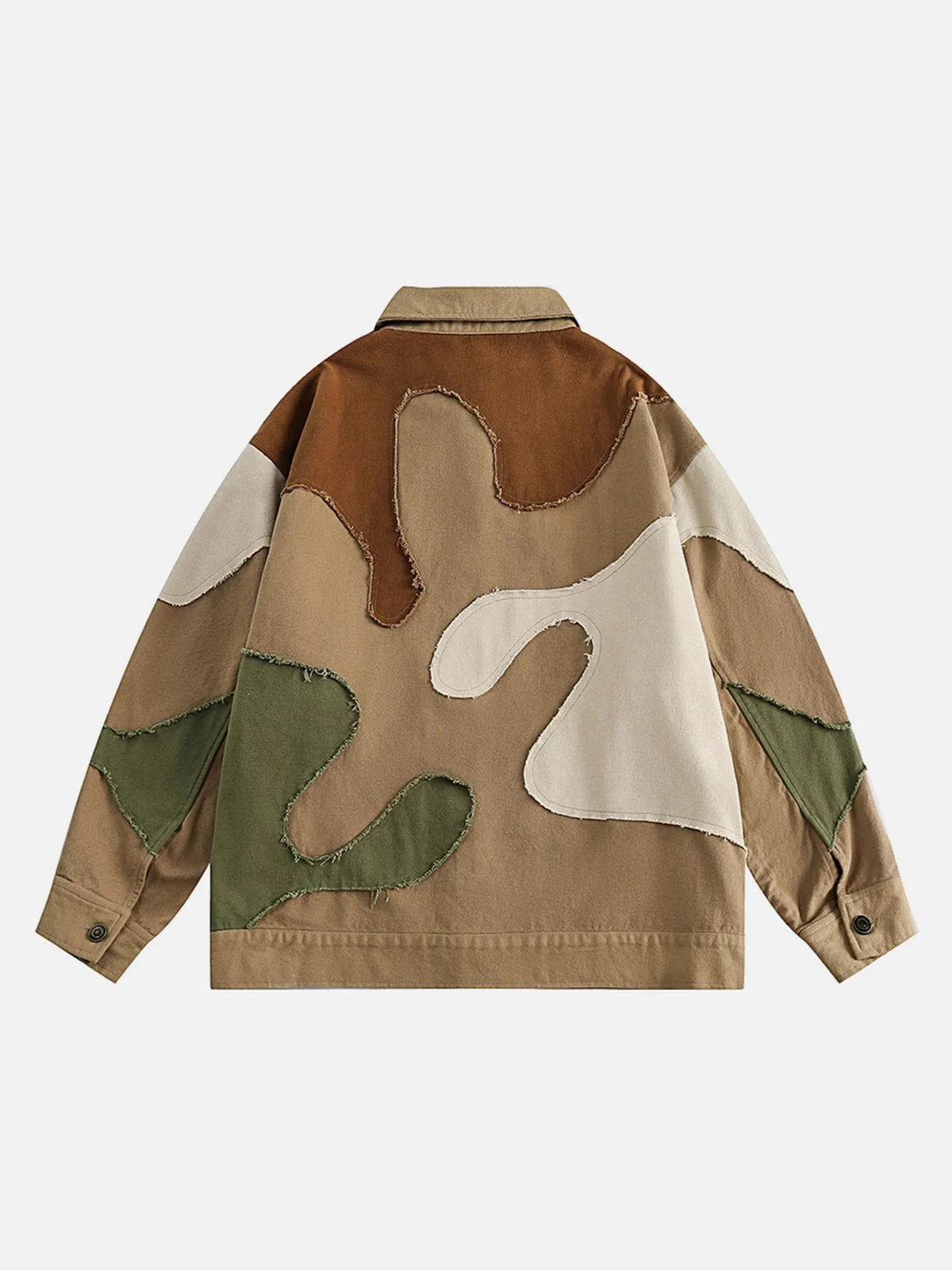 ◆Aelfric Eden◆Camouflage Fringe Patchwork Jacket 送料込 ◇Aelfric Eden◇Camouflage Fringe Patchwork Jacket 送料込