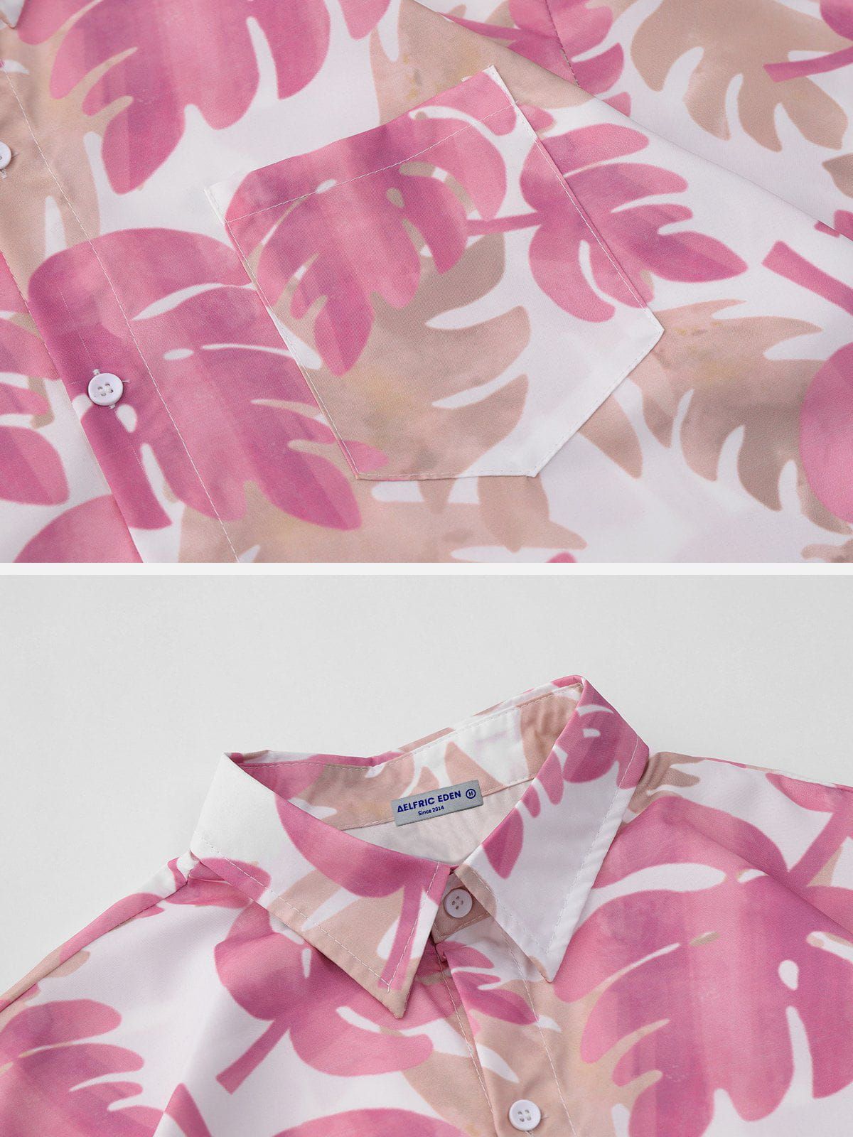 Aelfric Eden All-over Maple Leaf Print Short Sleeve Shirts sold by Aelfric Eden product image thumbnail 3