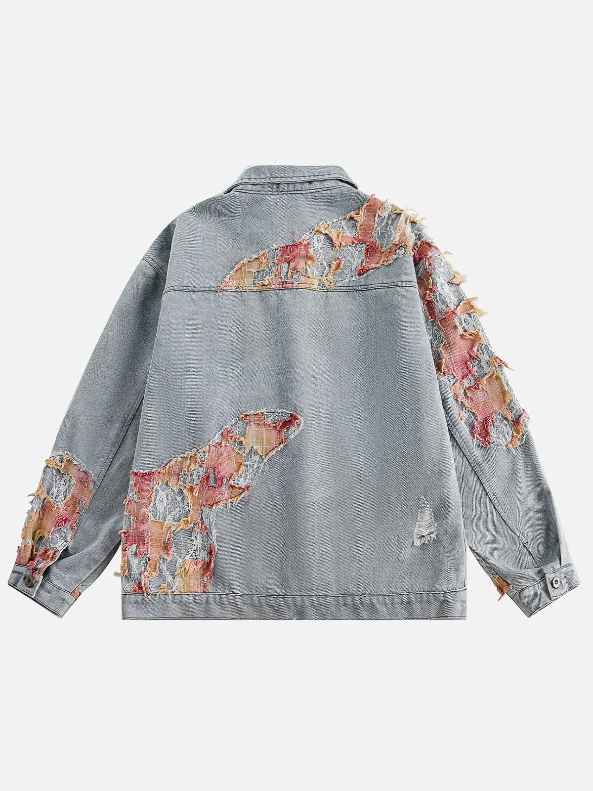 Aelfric Eden Heavy Craftsmanship Lace Denim Jacket sold by Aelfric Eden product image thumbnail 3