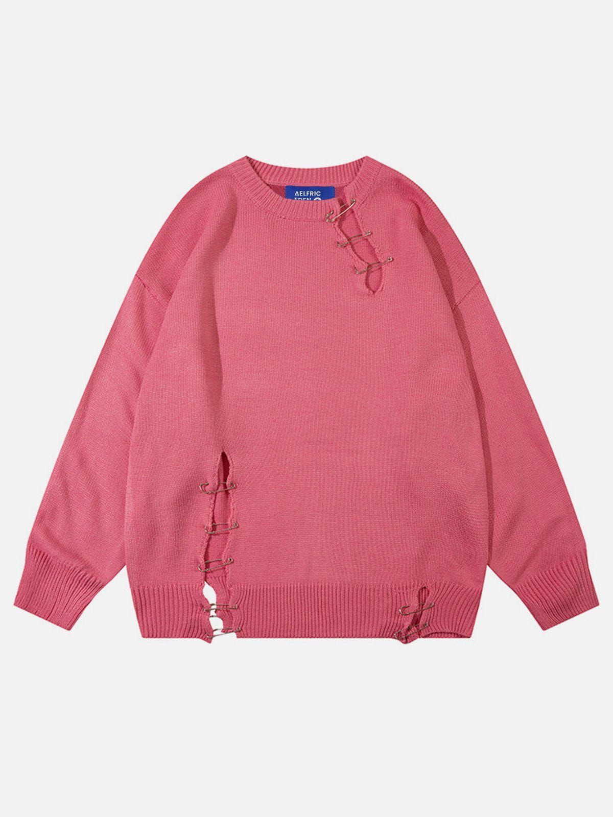 Aelfric Eden Distressed Pin Sweater sold by Aelfric Eden