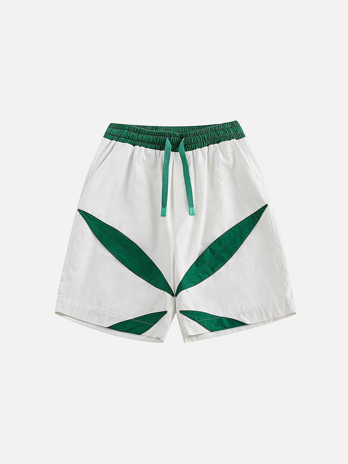 Aelfric Eden Leaf Applique Embroidery Drawstring Shorts sold by Aelfric Eden