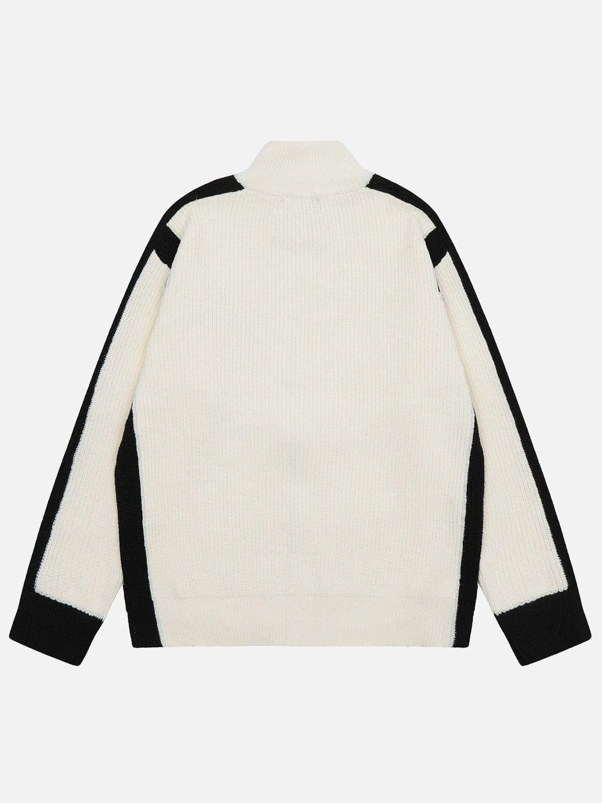 Aelfric Eden Star Two Way Zipper Color Blocking Cardigan sold by Aelfric Eden product image thumbnail 2