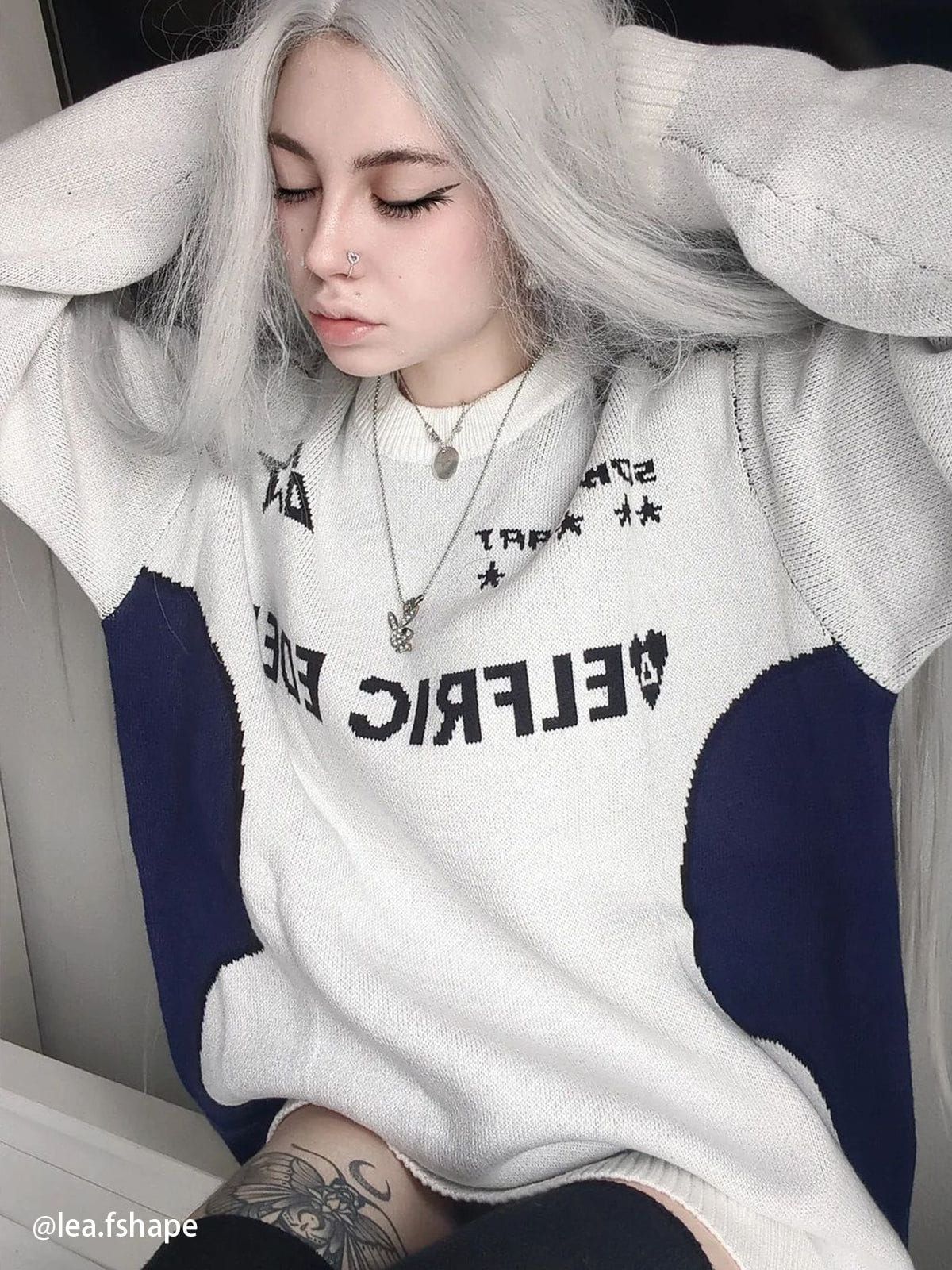 Aelfric Eden Color Blocking Racing Sweater sold by Aelfric Eden