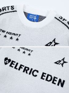 Aelfric Eden Color Blocking Racing Sweater sold by Aelfric Eden