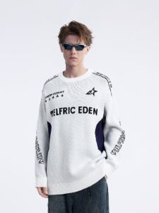 Aelfric Eden Color Blocking Racing Sweater sold by Aelfric Eden