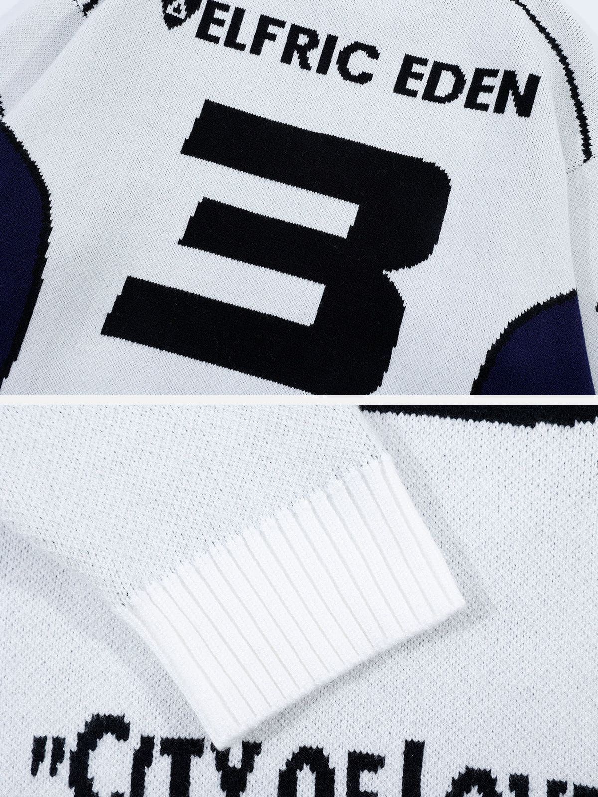 Aelfric Eden Color Blocking Racing Sweater sold by Aelfric Eden product image thumbnail 6